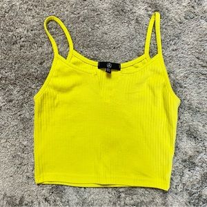 NWOT Missguided Ribbed V Cut Cropped Tank